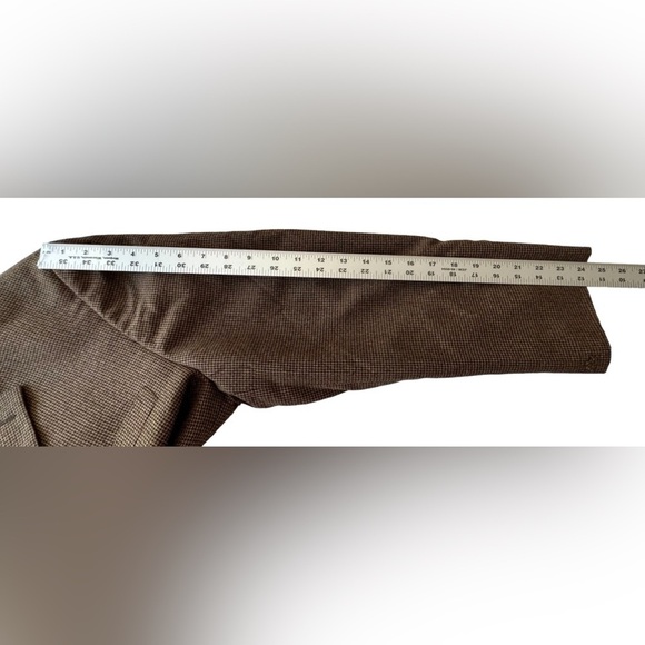 Joseph & Feiss 46R Brown & Black Checkered Sport Coat - Picture 4 of 6